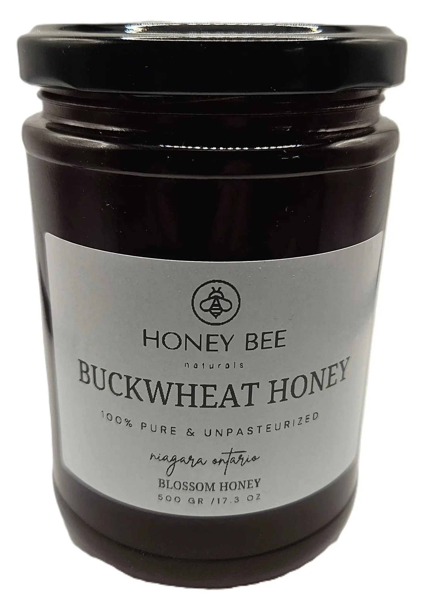 Raw Buckwheat Blossom Honey 500 gram Honey Bee Naturals
