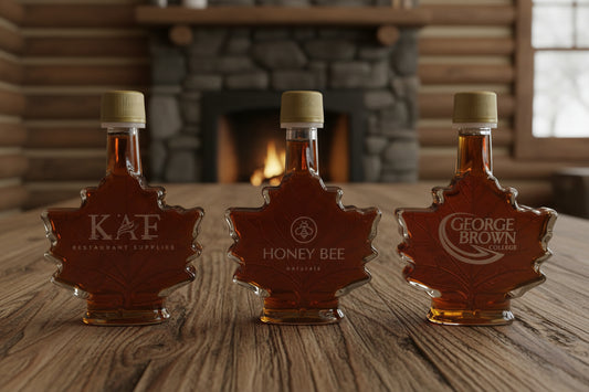 Canadian Square Maple Syrup Bottle - Amber Rich Taste - 200ml