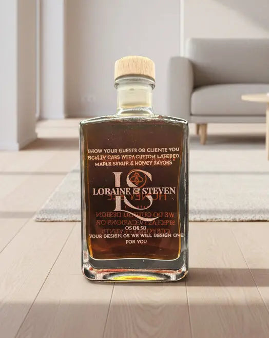 Canadian Square Maple Syrup Bottle - Amber Rich Taste - 200ml