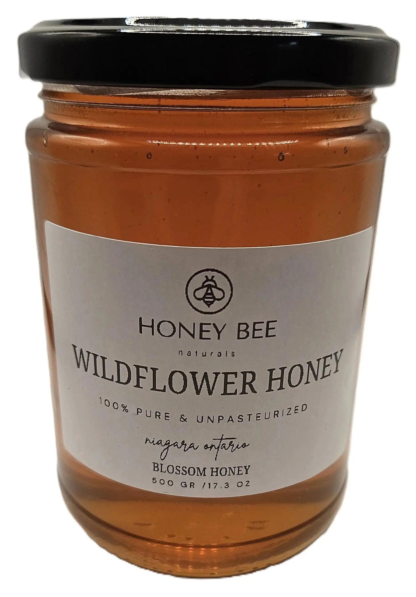 Wildflower Blossom Honey Unpasteurized 500 gram Honey Bee Naturals