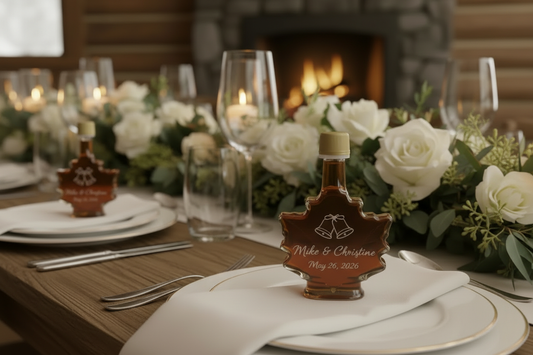 Maple Syrup Wedding Favours: A Sweet Canadian Touch for Your Big Day