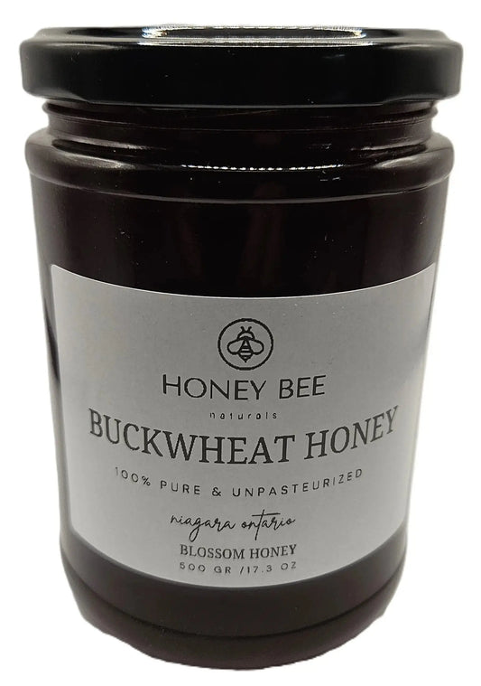 Raw Buckwheat Blossom Honey 500 gram Honey Bee Naturals