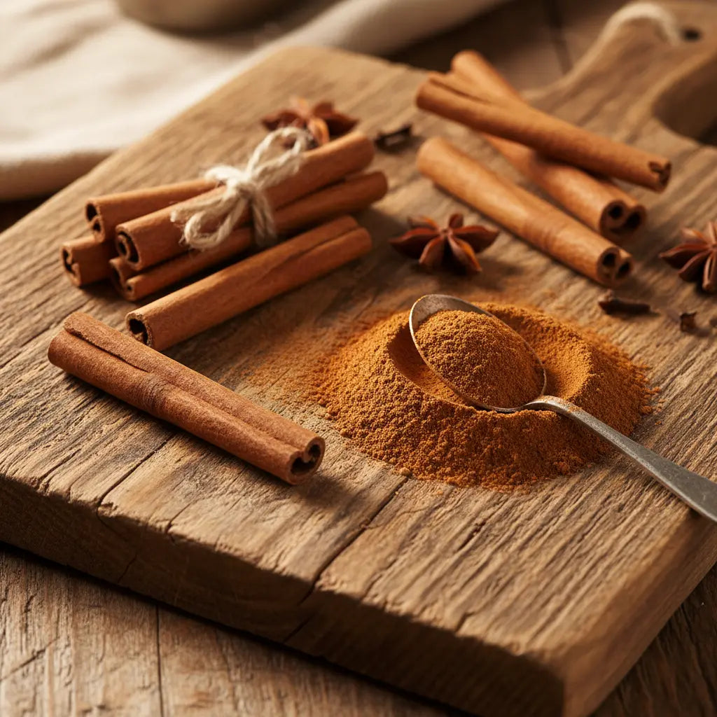 Organic Cinnamon Creamed Honey 330 gram Honey Bee Naturals