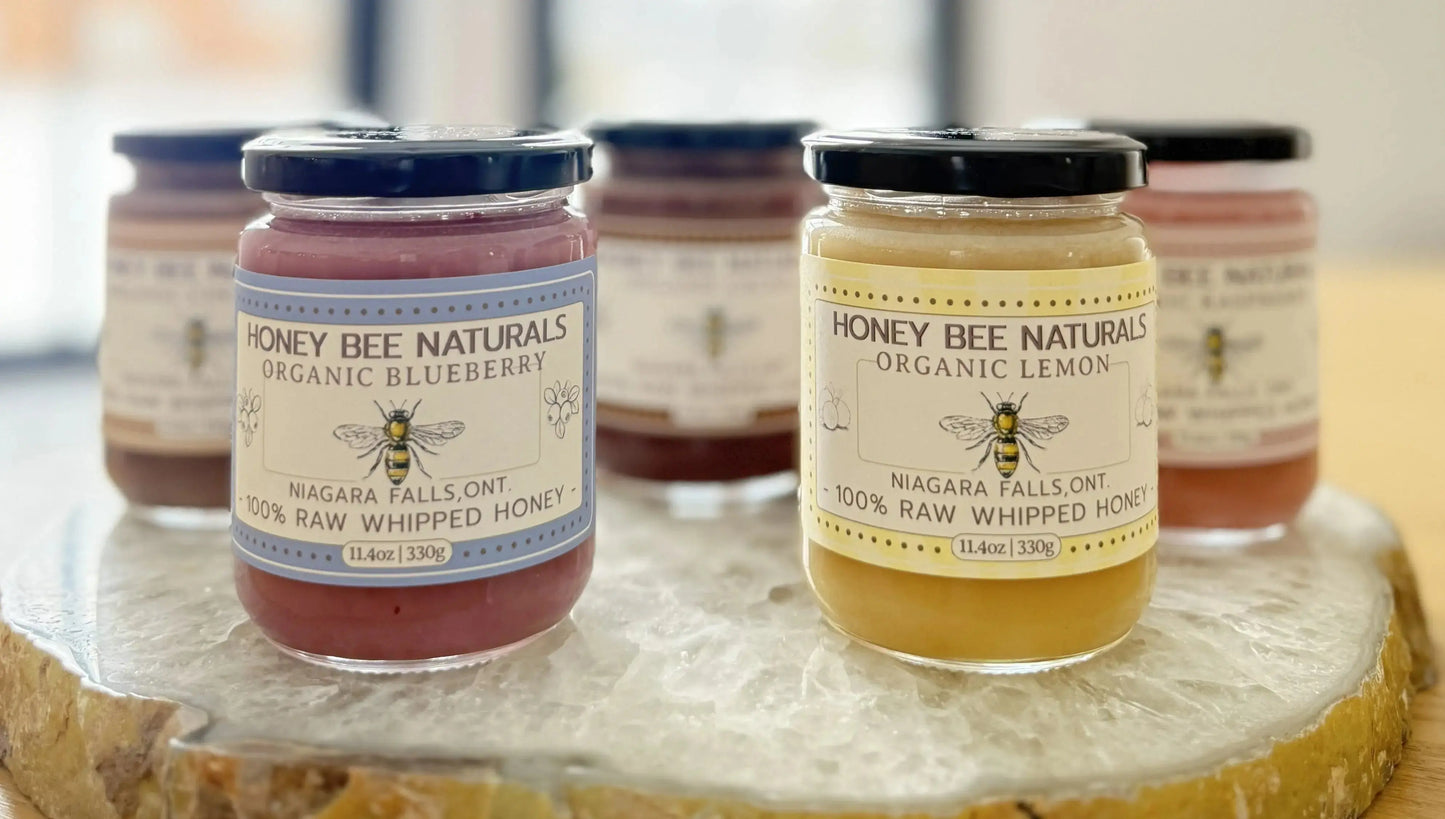 Organic Cinnamon Creamed Honey 330 gram Honey Bee Naturals
