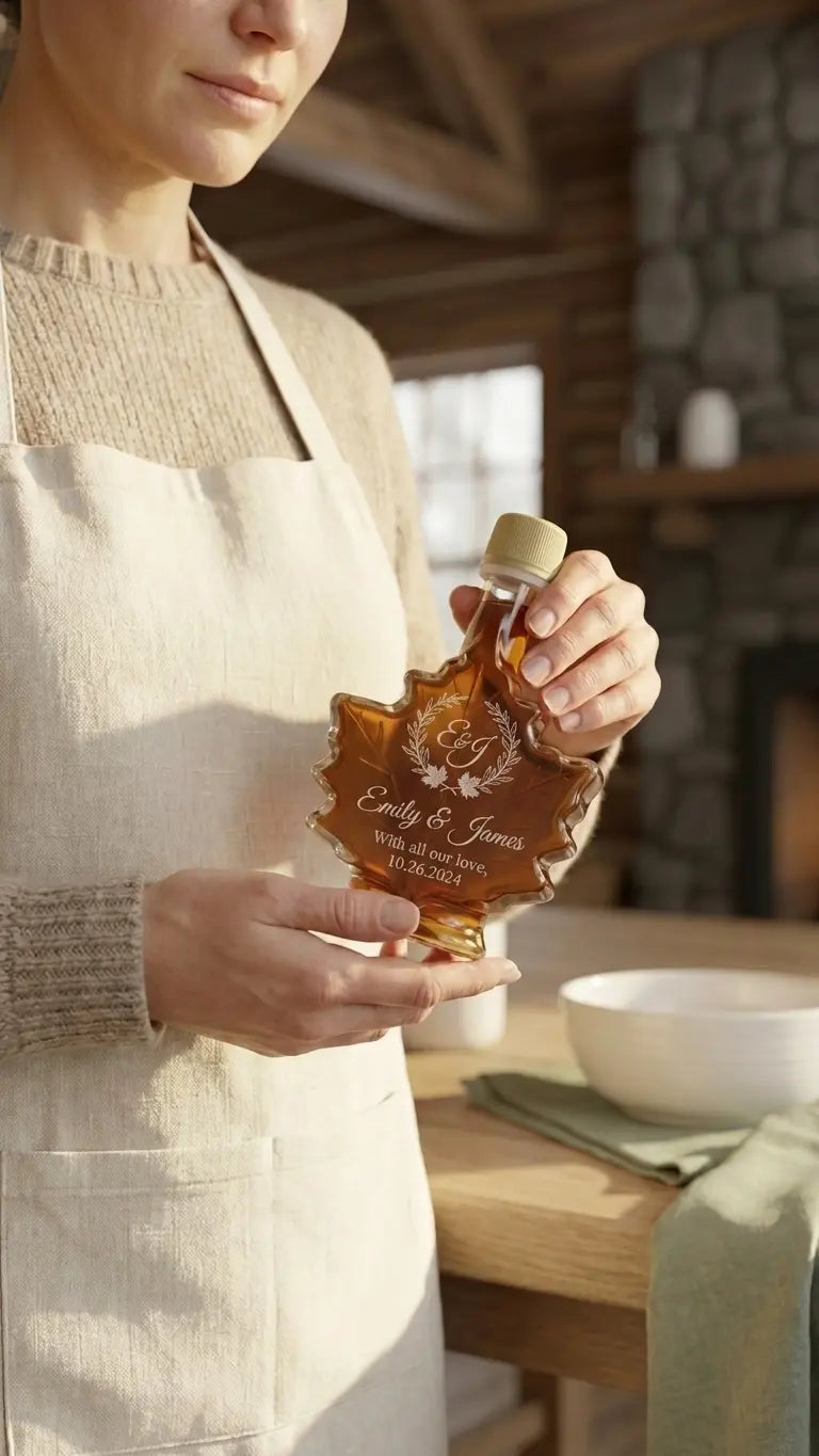 Canadian Amber Maple Syrup – 50ml Bottle Honey Bee Naturals
