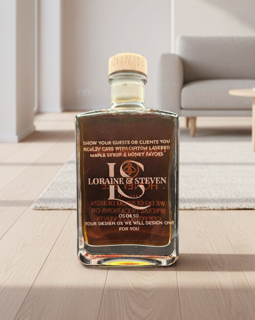 Canadian Square Maple Syrup Bottle - Amber Rich Taste - 200ml