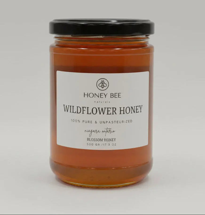 Wildflower Blossom Honey Unpasteurized 500 gram Honey Bee Naturals