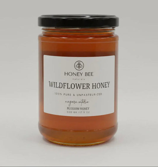 Wildflower Blossom Honey Unpasteurized 500 gram Honey Bee Naturals